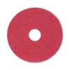 Boardwalk Buffing Floor Pads, 15" Diameter, Red, PK5 BWK4015RED